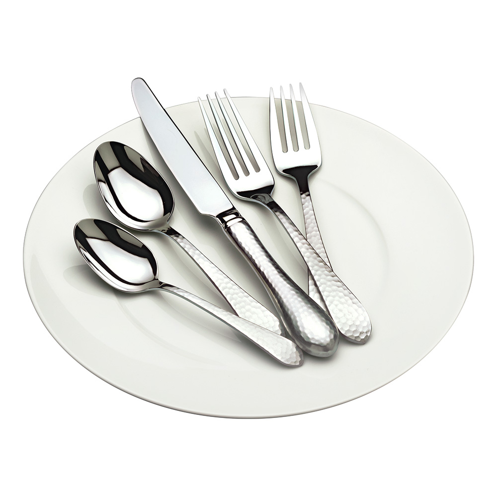 TRAY 13 3/4 ROUND HAMMERED(12)