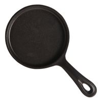World Tableware CIS-15 Round Skillet w/Handle, Black, Cast
Iron - 5"