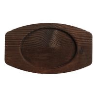 World Tableware CIS-27TR Oval Trivet, Wood - 7-1/2" x 4-3/8"