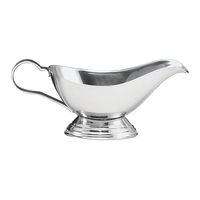 World Tableware CT-126 Belle Gravy Boat, Stainless Steel - 4
oz