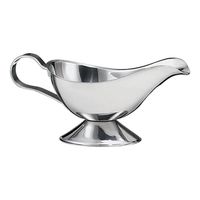 World Tableware CT-127 Belle Gravy Boat, Stainless Steel -
10 oz