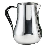 World Tableware CT-558 Belle Water Pitcher W/ice guard,
Stainless Steel - 70 oz