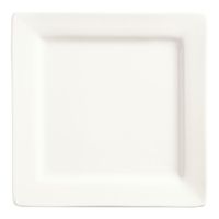World Tableware SL-7 Slate Square Plate, Ultra Bright White,
Porcelain - 7-1/4"