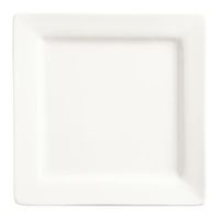 World Tableware SL-9 Slate Square Plate, Ultra Bright White,
Porcelain - 9"