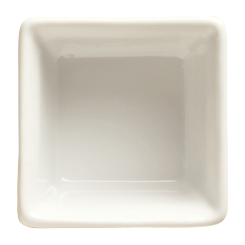 SOUFFLE DISH, 11 OZ SQ WHT (2)