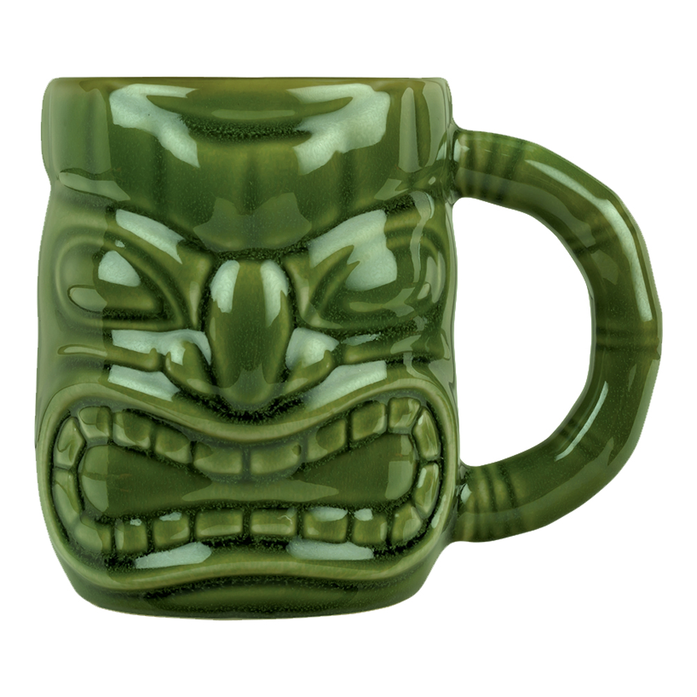 16 OZ TIKI MUG GREEN (1) *D*