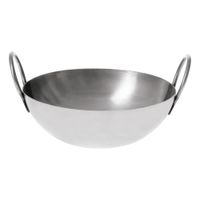 Paderno 49657-15 Balti Pan, Carbon Steel - 1-2/5 qt