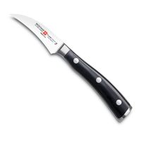 Wusthof 4020-7 Classic Ikon Peeling Knife, Black,
Steel/Plastic - 2-3/4" *Discontinued*