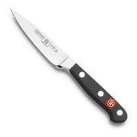 Wusthof 4066-7/9 Classic Paring Knife, Black, Stainless
Steel/Plastic - 3-1/2"