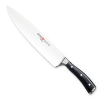 Wusthof 4596/26-7 Classic Ikon Cook's Knife, Black,
Steel/Plastic - 10" *Factory Discontinued*