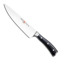Wusthof 44596-7/20 Classic Ikon Cook's Knife, Black,
Steel/Plastic - 8"