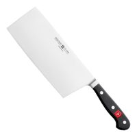 Wusthof 4686/18 Classic Chinese Cleaver, Black,
Steel/Plastic, Extra-Wide - 7"